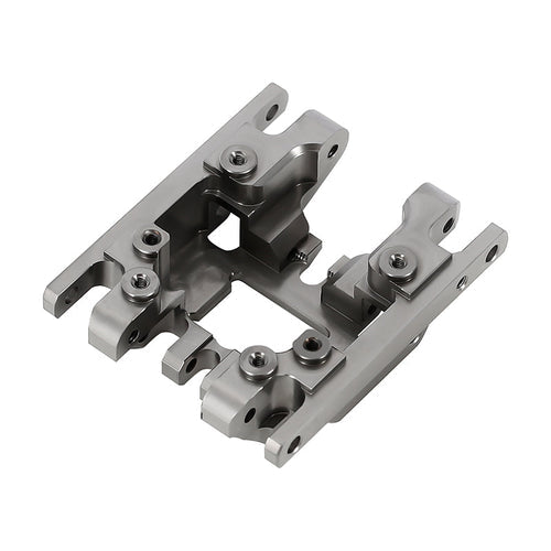 INJORA 53g/Pcs Brass Skid Plate Transmission Mount For 1/18 TRX4M (BRASS TITANIUM)