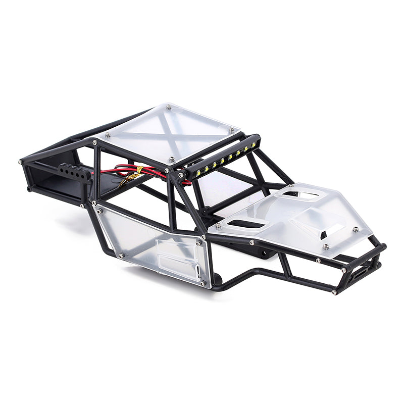 INJORA Rock Tarantula Nylon Buggy Body Chassis Kit for 1/18 TRX4M - Clear