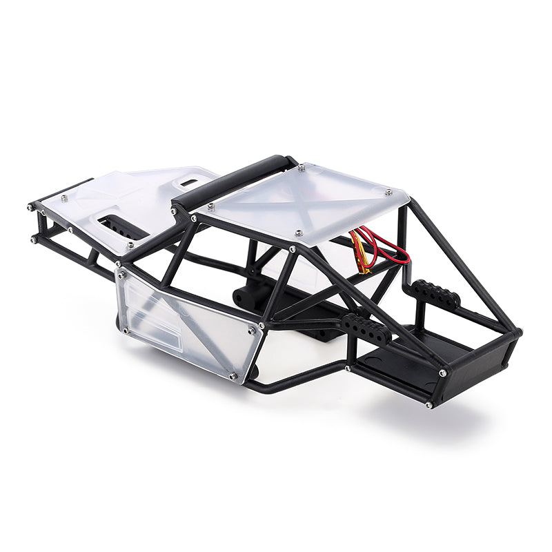 INJORA Rock Tarantula Nylon Buggy Body Chassis Kit for 1/18 TRX4M - Clear