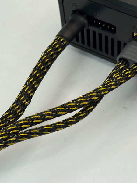Silver Horse RC - Quick Draw 2mm Bullet Battery Charging Cable (Black/Gold)