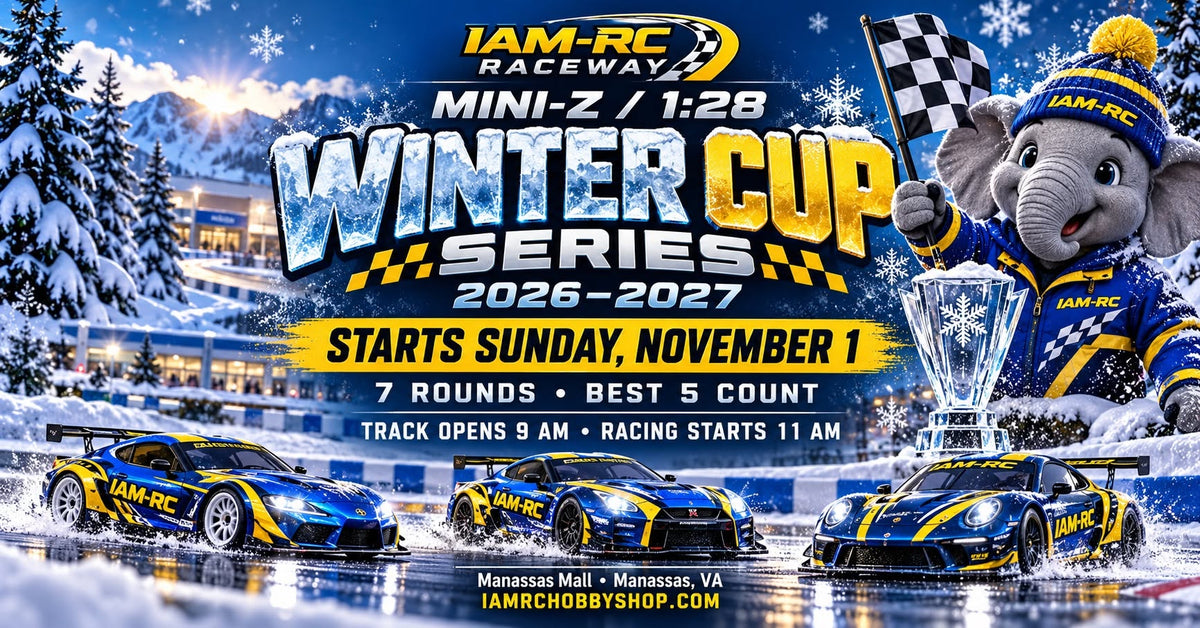 IAM-RC Mini-Z 1:28 Winter Cup 2026-2027 flyer