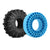 INJORA 4pcs Silicone Rubber Inserts for 118-122mm(4.75" OD) 1.9" Tires - 4pcs Blue(Medium)