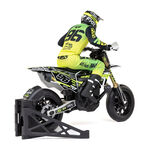 Losi Promoto-SM FXR Supermoto RTR 1/4 Brushless Motorcycle (White/FRX) w/2.4GHz Radio, Battery & Charger