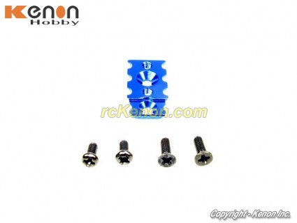 PN Racing Mini-Z MR03/MR04 High Clamp Force T-Plate Mount (Blue)