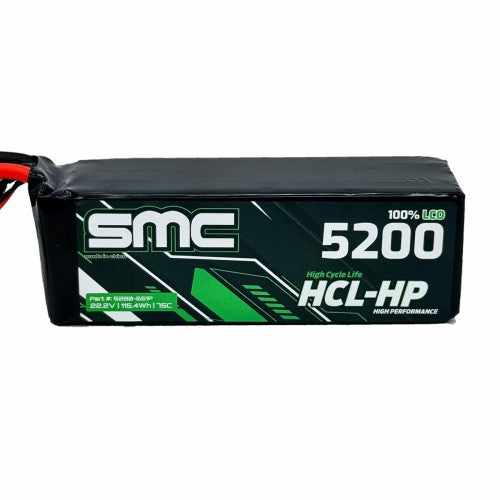 SMC Racing HCL-HP 22.2V-5200mAh-80C Pack (EC5/SC5)