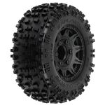 Pro-Line Badlands 2.8" Pre-Mounted w/Raid Electric Rear Wheels (Black) (2) (M2) w/12mm Removable Hex