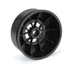 Pro-Line Pomona Drag Spec Rear Drag Racing Wheels (2) w/12mm Hex (Black)