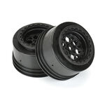 Pro-Line Showtime+ Wide Drag Spec Rear Drag Racing Wheels (2) w/12mm Hex (Black)4.99