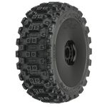 Pro-Line Badlands MX Pre-Mounted 1/8 Buggy Tires (Black) (2) (M2) w/Velocity V2 Wheel