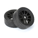 Pro-Line Avenger HP Belted Pre-Mounted 1/8 Buggy Tires (2) (Black) (S3) w/Mach 10 Wheel