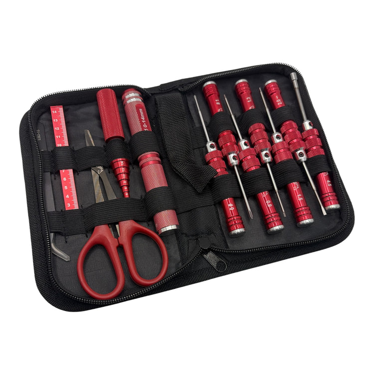Silver Horse RC Master Tool Kit for Mini-Z and 1/28 scale V2 Red