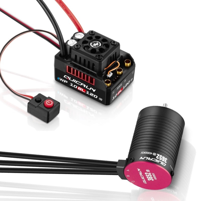 Hobbywing QuicRun 10BL120 G2 Sensorless Brushless ESC/3660SL Motor Combo (3700kV)