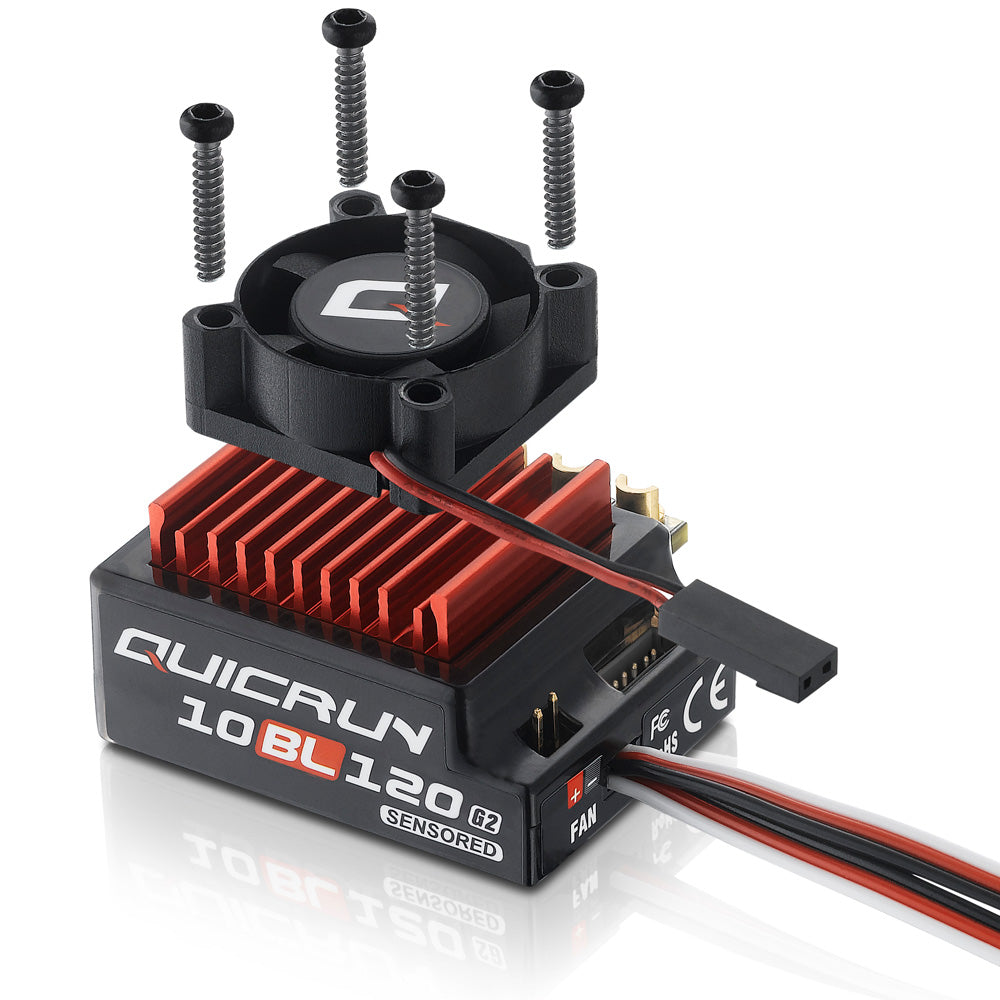 Hobbywing QuicRun 10BL120 G2 120A 1/10 Sensorless Brushless ESC