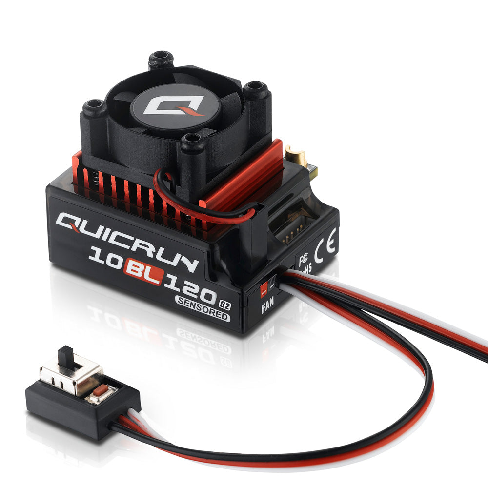 Hobbywing QuicRun 10BL120 G2 120A 1/10 Sensorless Brushless ESC