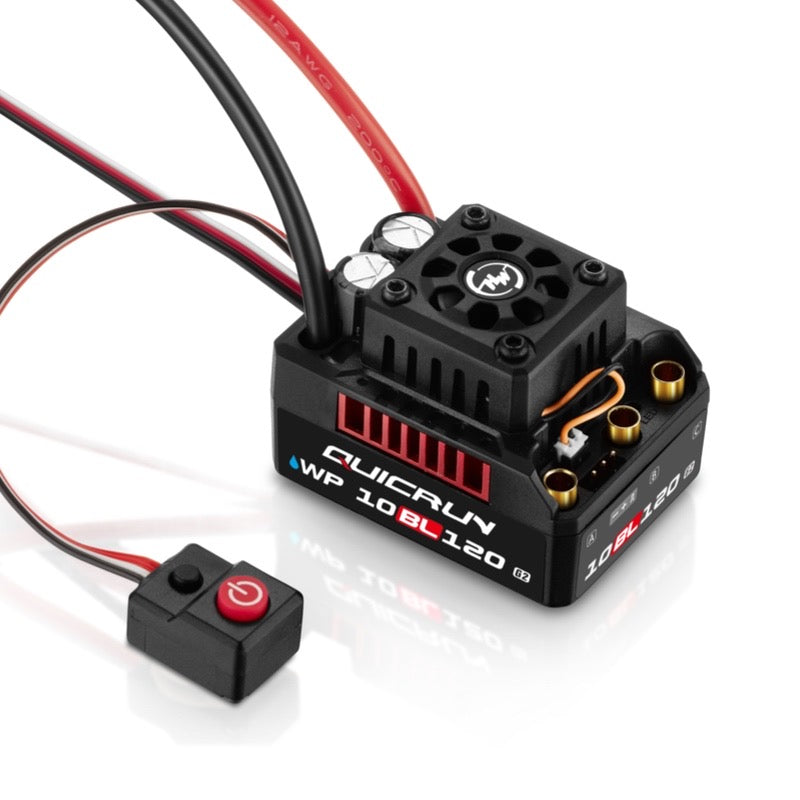 Hobbywing QuicRun 10BL120 G2 120A 1/10 Sensorless Brushless ESC