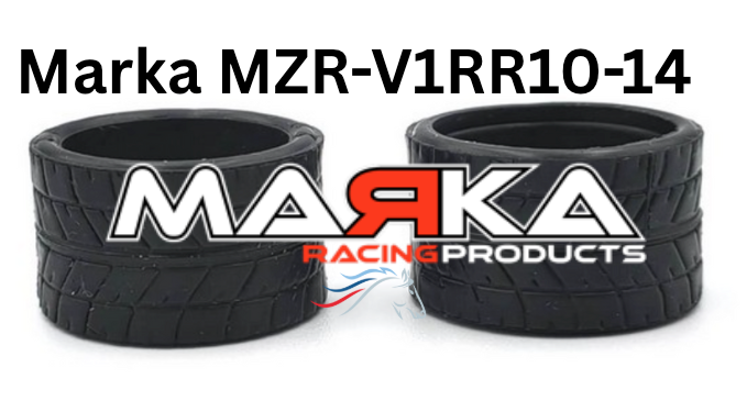 MZR-V1RR 14mm Rear Tire Marka V1 Mini-Z RCP Rubber Rear Radial Tire