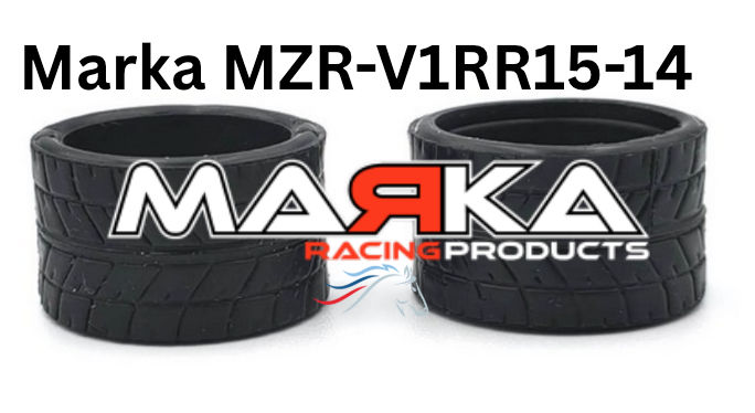 MZR-V1RR 14mm Rear Tire Marka V1 Mini-Z RCP Rubber Rear Radial Tire