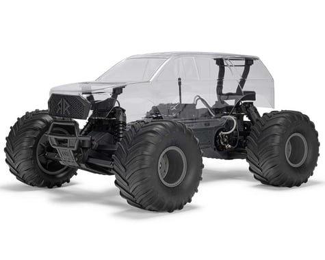 Arrma Gorgon 4x2 MEGA 550 Brushed 1/10 Monster Truck Ready-To-Assemble Kit (Clear) w/SLT2 2.4GHz Radio, Battery & Charger