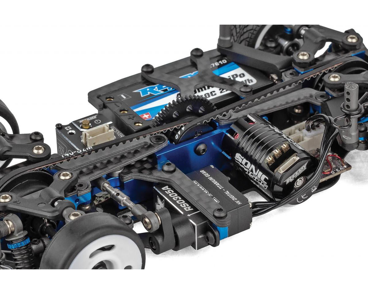 Team Associated TC28 1/28 4WD Electric On-Road Competition Team Kit w/Mako X Body & Wheels (Clear)