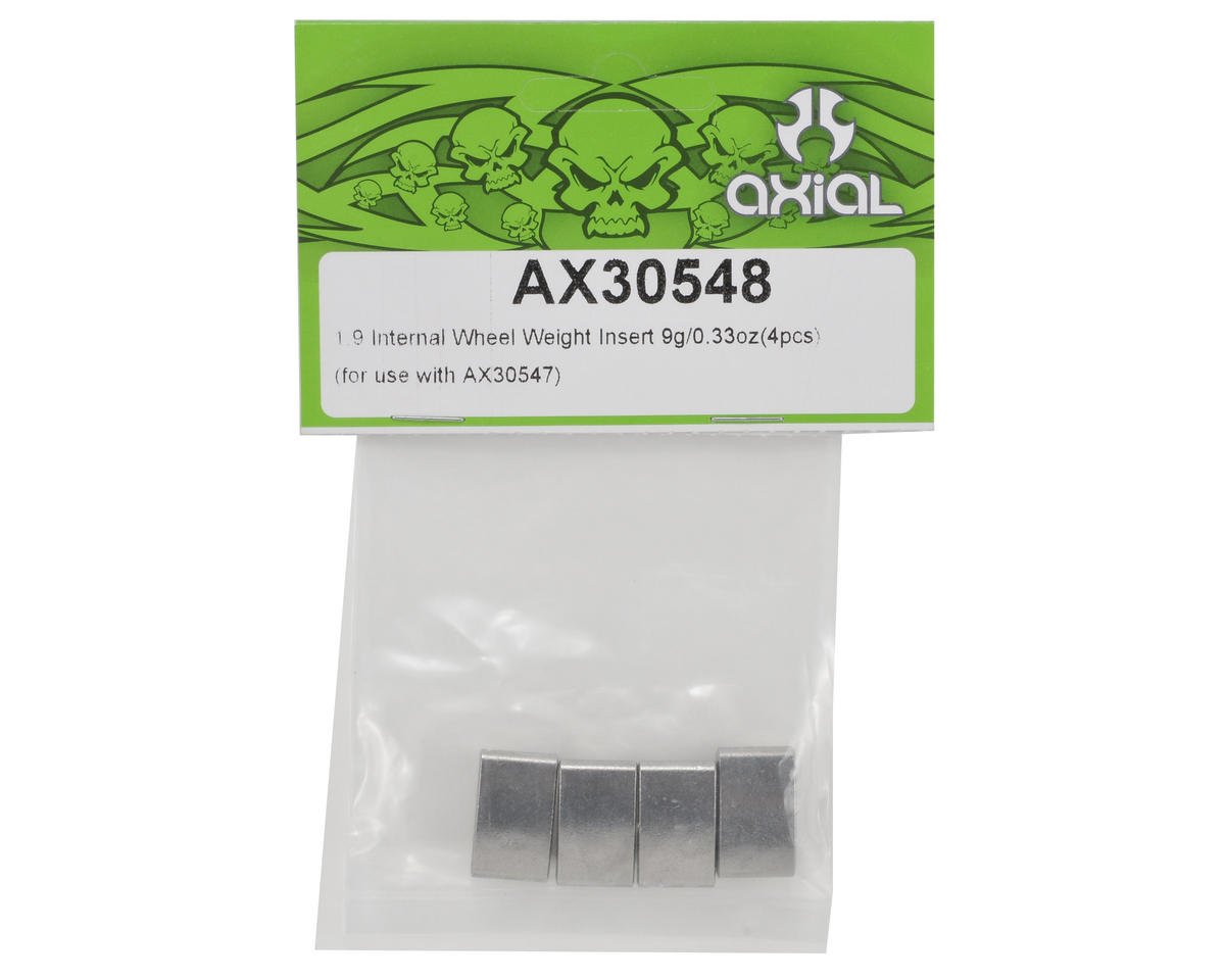 Axial 1.9" Internal Wheel Weight Insert 9g/0.33oz (4) (Use w/AXI30547)
