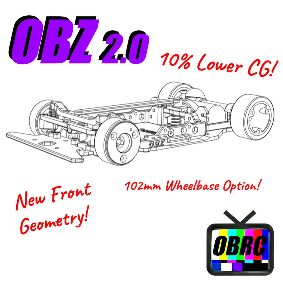 ByeBye Racing OBZ v2.0 1/28th Scale Pan Car BBR Factory Edition Kit