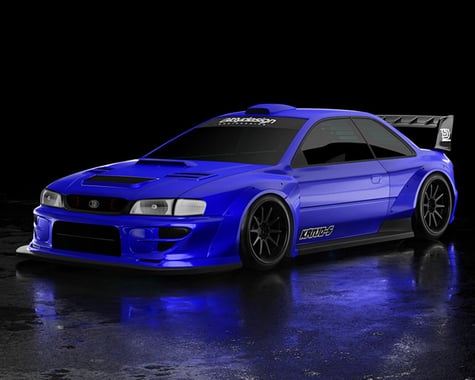 Bittydesign 1/28 KANJO-S Micro On-Road TC Polycarbonate Body (Clear) (98mm Wheelbase)