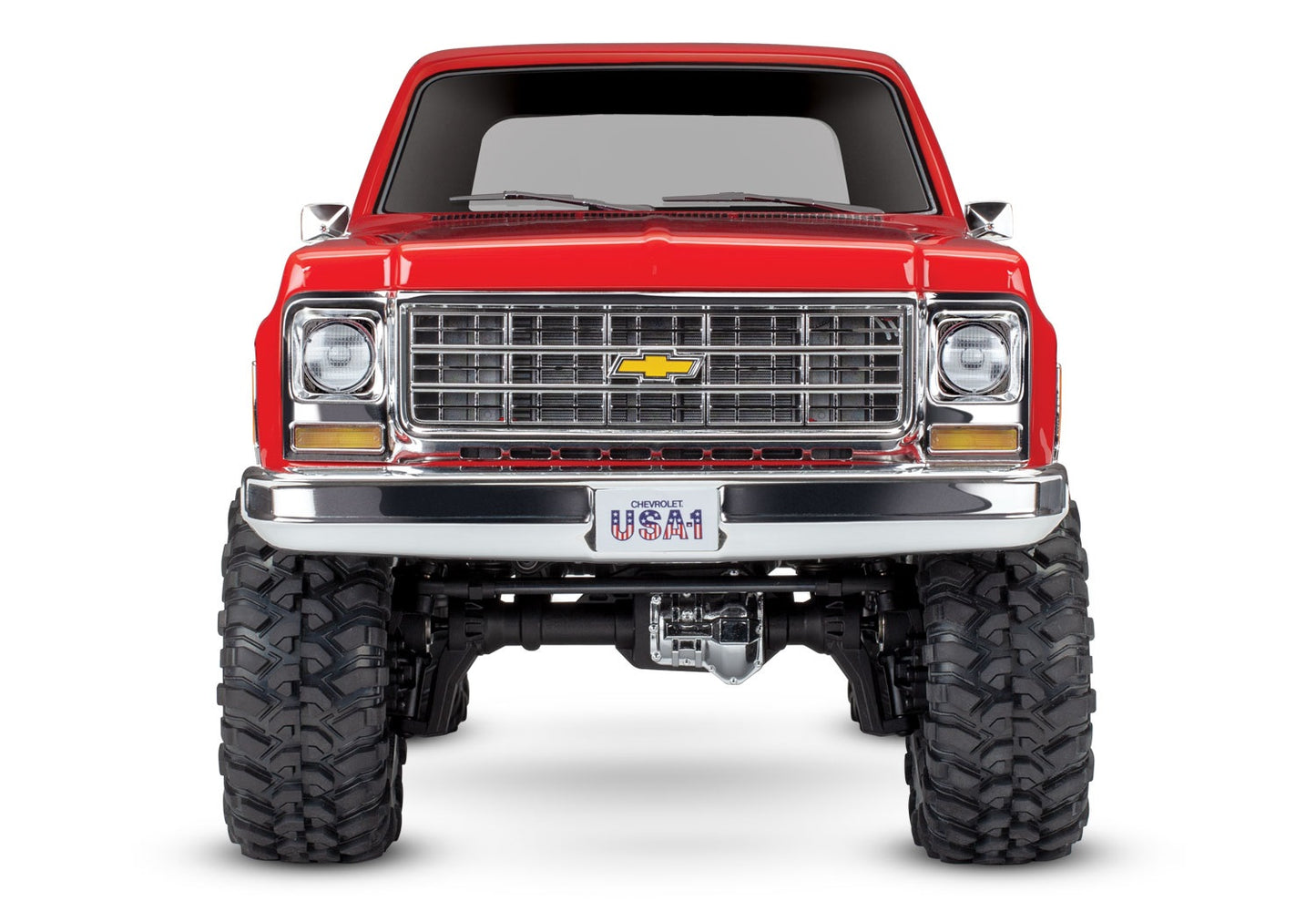 Traxxas TRX-4® 1/10 Trail Crawler Truck w/1979  Chevrolet Blazer Clipless Body (Red) w/TQi™ 2.4GHz Radio