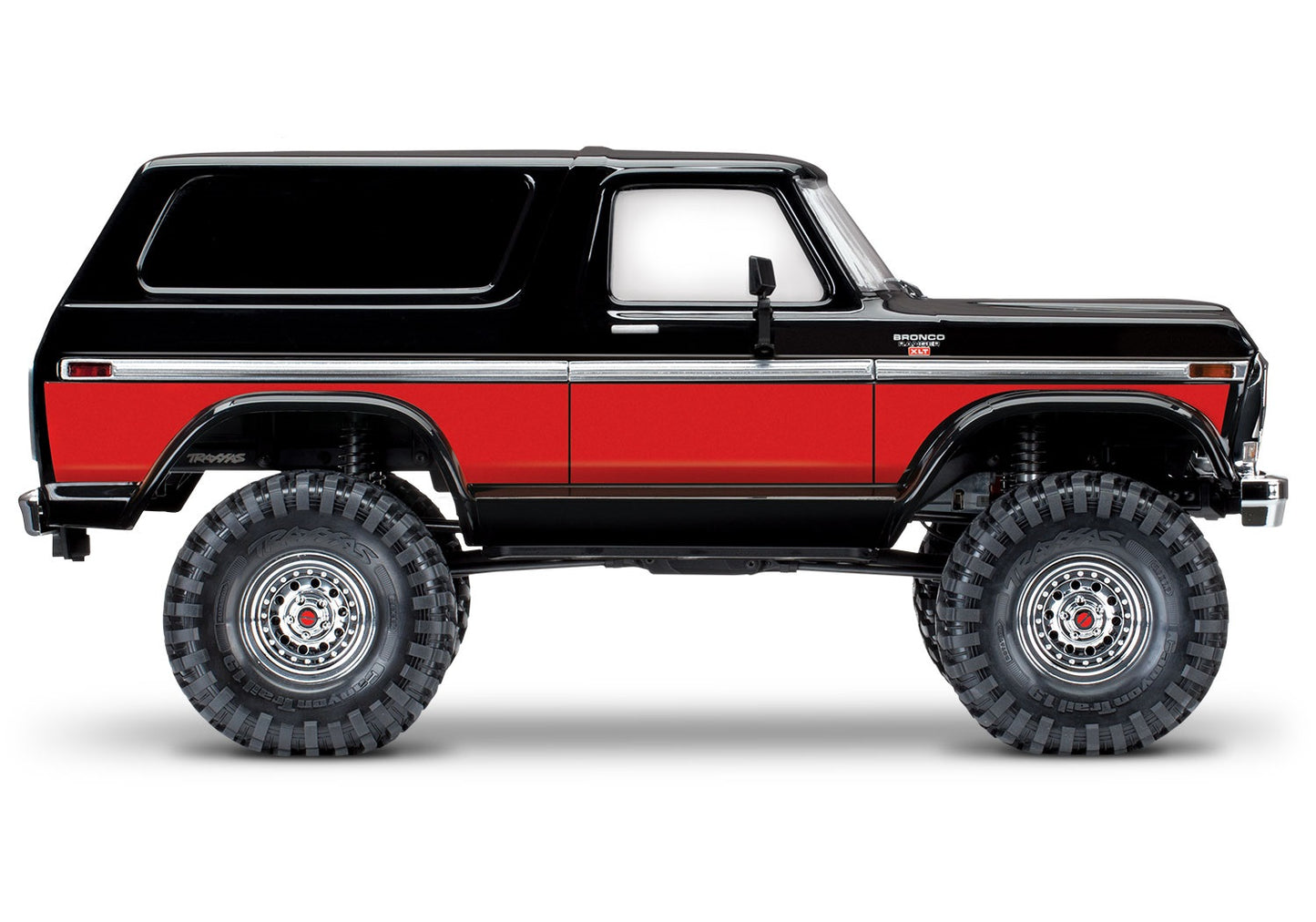 Traxxas TRX-4® 1/10 Trail Crawler Truck w/1979 Bronco Clipless Body (Red) w/TQi 2.4GHz Radio