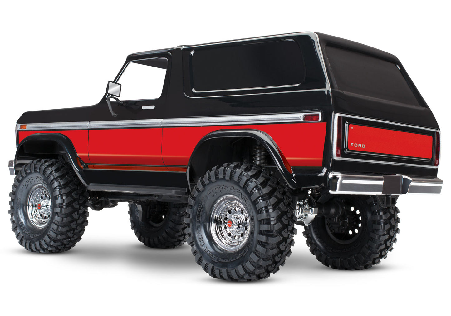 Traxxas TRX-4® 1/10 Trail Crawler Truck w/1979 Bronco Clipless Body (Red) w/TQi 2.4GHz Radio