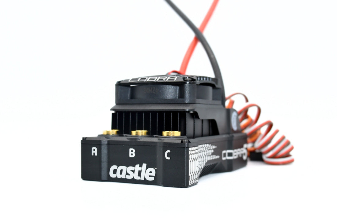 Castle Creations Cobra 5 8S 33.6V ESC 20A PEAK BEC Speed Control