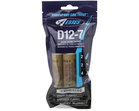Estes D12-7 Bagged Rocket Engines (2)