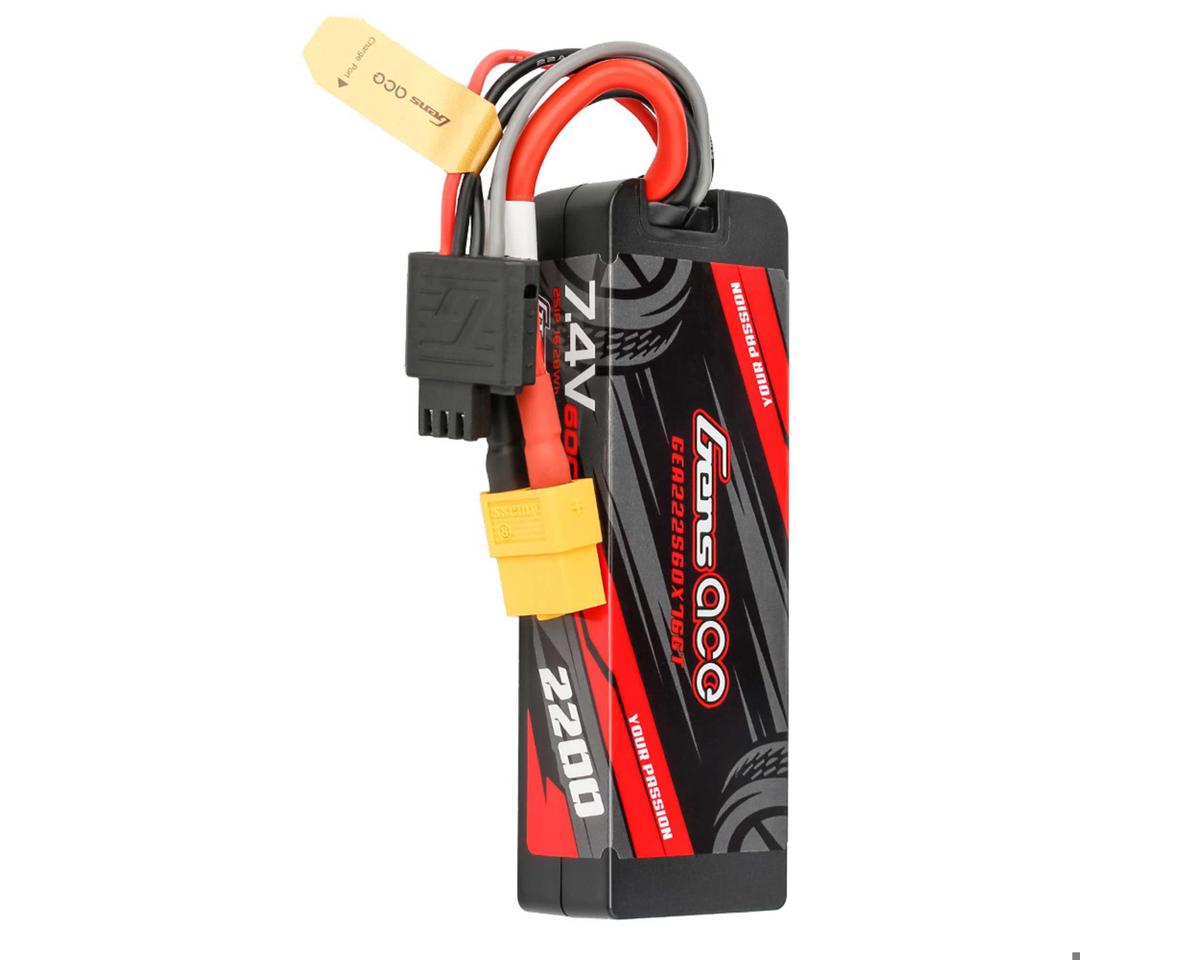 Gens Ace 2S 60C G-Tech Hardcase LiPo Battery Pack (7.4V/2200mAh) w/XT60 Connector