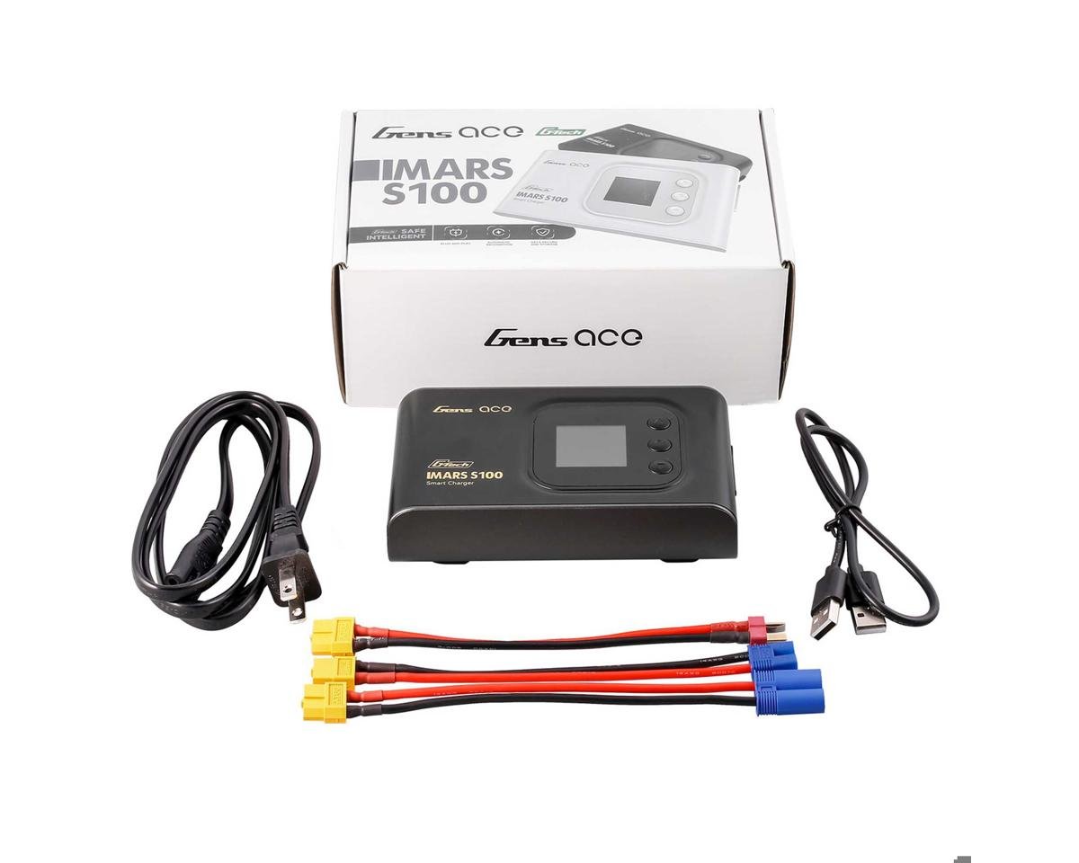 Gens Ace IMars S100 G-Tech Smart AC Balance Battery Charger (6S/10A/100W) (Black)
