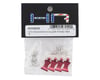 Hot Racing 1/10 Aluminum EZ Pulls w/Body Clips (Red) (4)