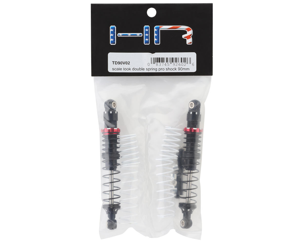 Hot Racing 90mm Scale Look Double Spring Pro Shock (2)