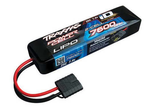 Traxxas 2S "Power Cell" 25C LiPo Battery w/iD Traxxas Connector (7.4V/7600mAh)