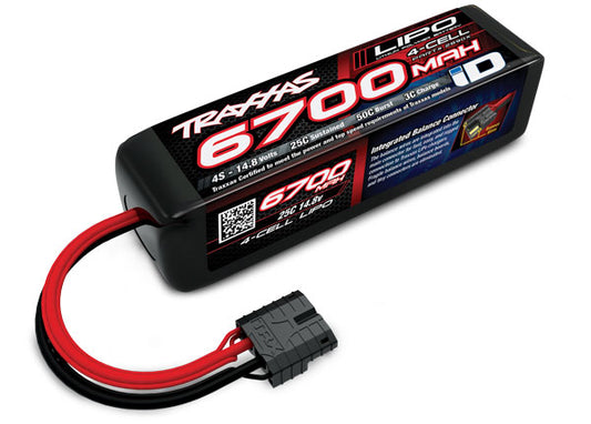 Traxxas 4S "Power Cell" 25C LiPo Battery w/iD Traxxas Connector (14.8V/6700mAh)