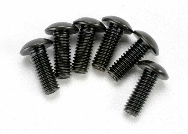 Traxxas Button-Head Machine Screws 4x12 mm (6)
