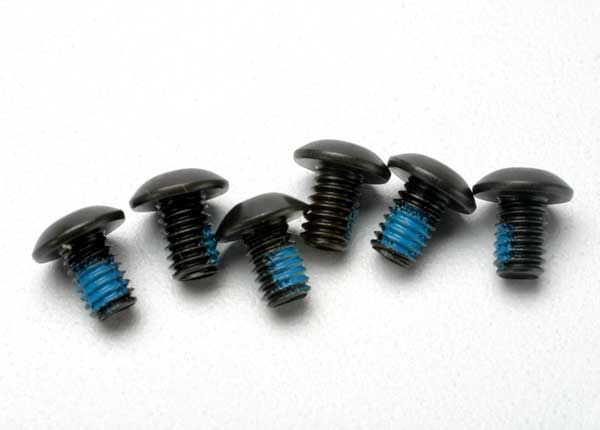 Traxxas Button-Head Machine Screws 4x6 mm (6)