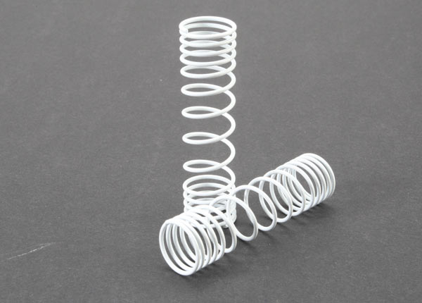 Traxxas White XX-Long Progressive Springs (2)