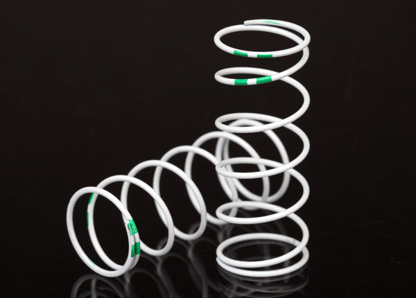 Traxxas Progressive Rate Long GTR Shock Springs (Green - 0.653 Rate) (2)