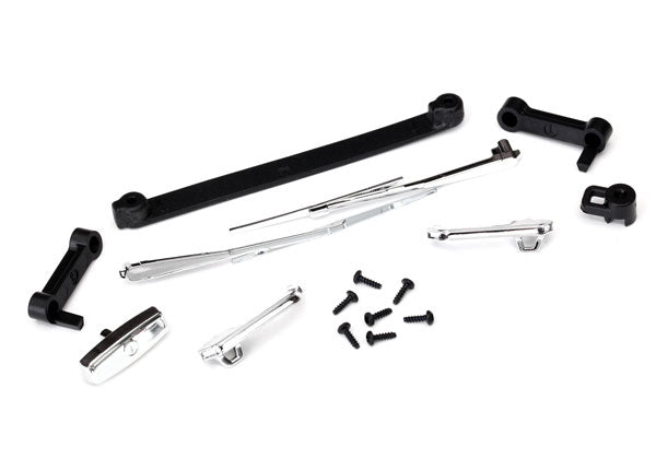 Traxxas TRX-4 Door Handles & Rear Tailgate w/Windshield Wipers