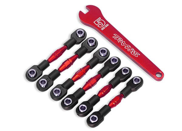 Traxxas 4-Tec 3.0/2.0 VXL Aluminum Turnbuckles (Red)