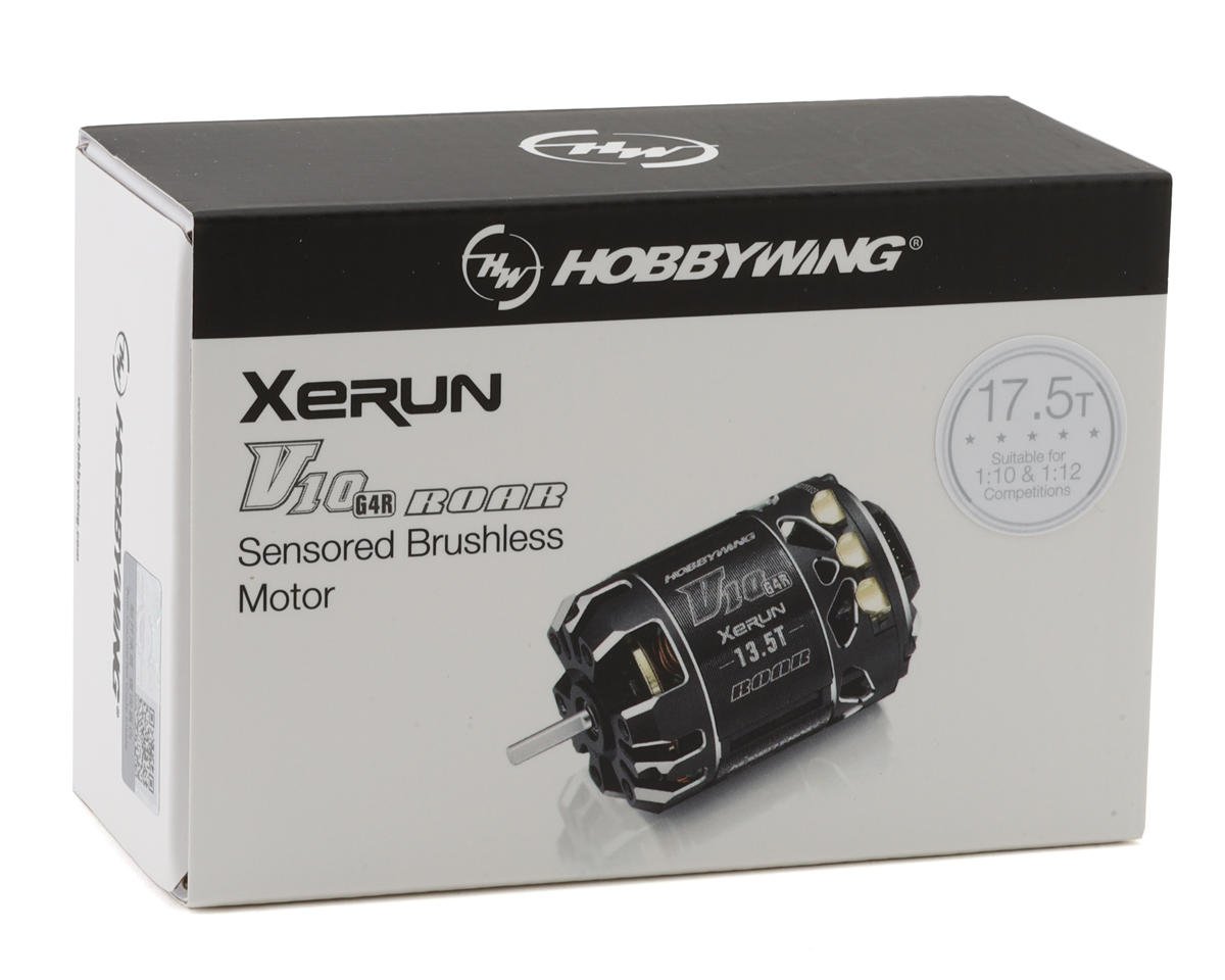 Hobbywing Xerun V10 G4R Competition Stock Brushless Motor (17.5T) (ROAR)