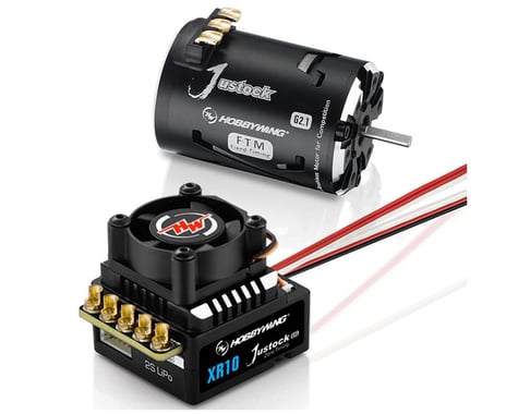 Hobbywing XR10 Justock G3S Sensored Brushless ESC/SD G2.1 Motor Combo (25.5T)