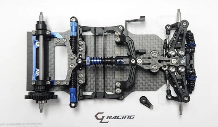 GL-GTR 1/27 RWD Chassis (w/o Servo, ESC)