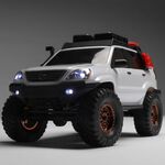 Axial SCX24 Lexus GX 470 1/24 4WD RTR Scale Mini Crawler (White) w/2.4GHz Radio, Battery & Charger