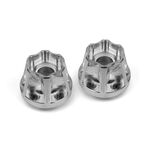 Vanquish Products SLW 600 Hex Hub Set (Silver) (2) (0.600" Width)