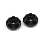 Vanquish Products SLW 350 Hex Hub Set (Black) (2) (0.350" Width)