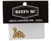 Reefs RC Aluminum Countersunk Servo Washers (Gold) (8)